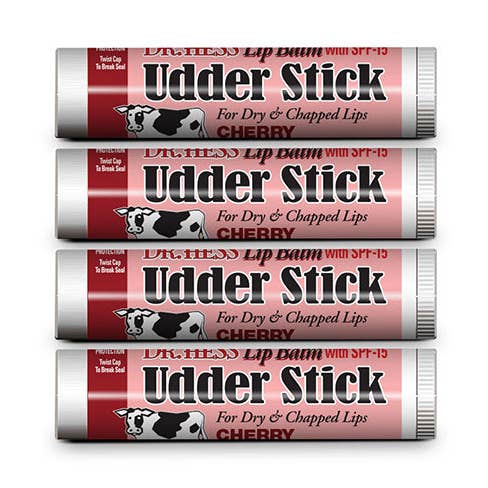 Dr. Hess - Wholesale Lippenbalsem - Dr. Hess Udder Stick Lippenbalsem, Kers, 4 Stuks0