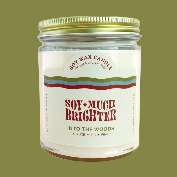 Into the Woods // Non-toxic Soy Wax Candle for wholesale by Soy Much Brighter Candle Co.