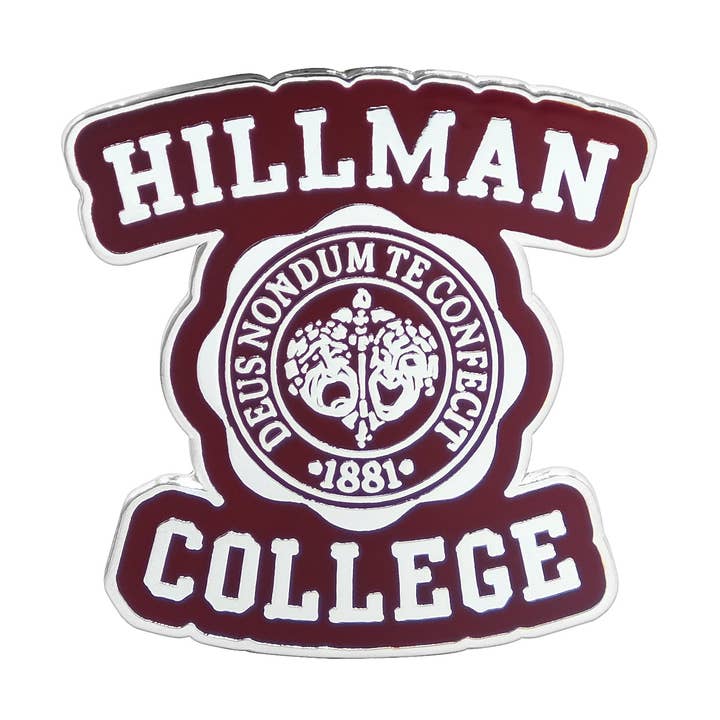 Épingle de revers du Hillman College pour la vente par Kingpinz