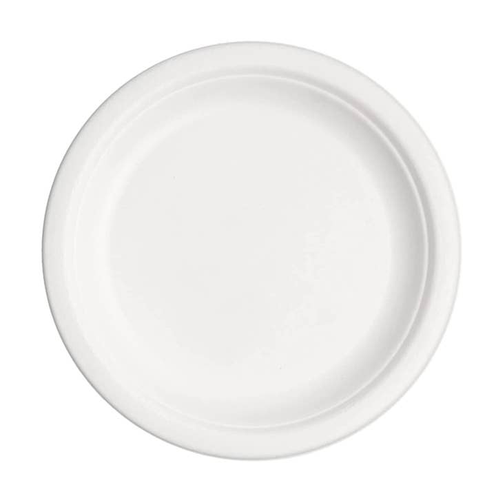 GeniusMushroom - Wholesale Disposable plate - Disposable 9 inches Round Bagasse plates- 1000/Pack3