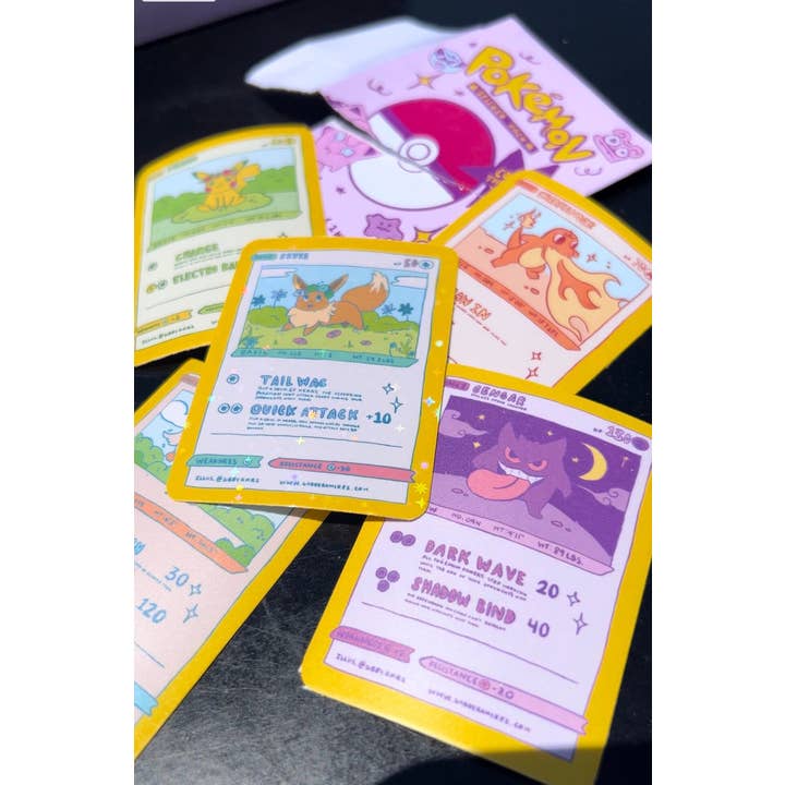 Art of Gabby Ramirez - Wholesale Sticker - Pokemon Sticker Packs
