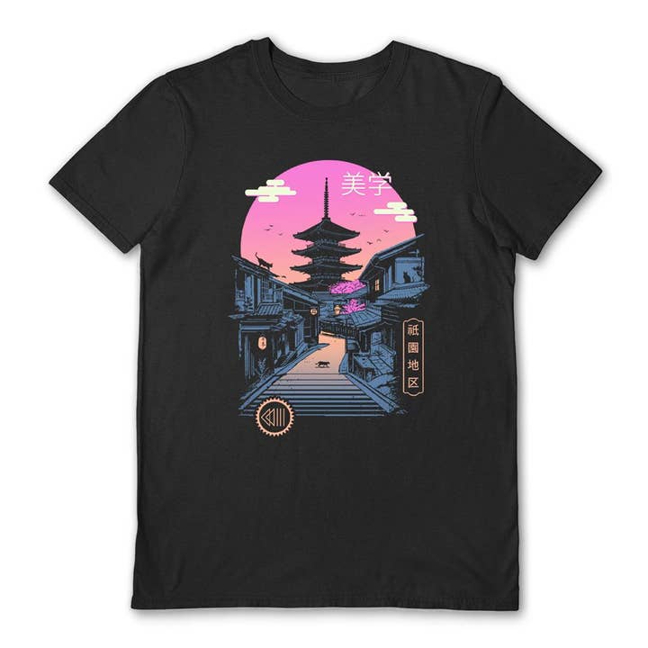 Vincent Trinidad (Pagoda Wave Aesthetics) Black T-Shirt for wholesale by Pyramid International