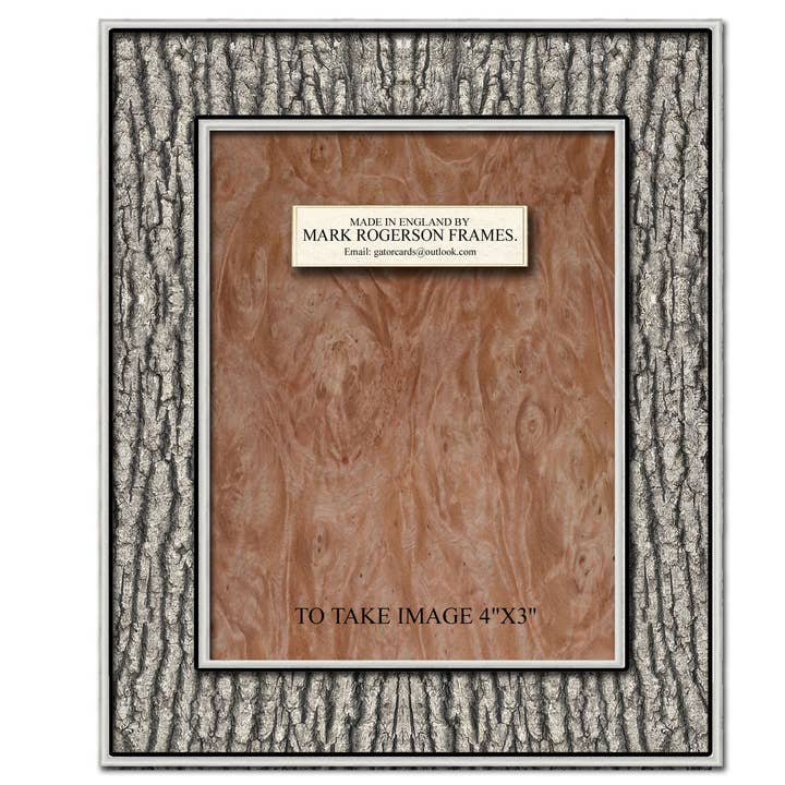 2784 Fotolijst met Neppe Boomschorspatroon 4"x3". voor wholesale door Gator cards