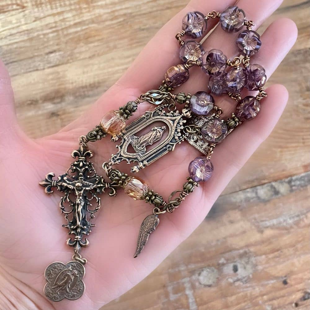 Seraphym - Wholesale Prayer Beads Necklace - PRAYER OF THE AGES ONE DECADE HEIRLOOM ROSARY1