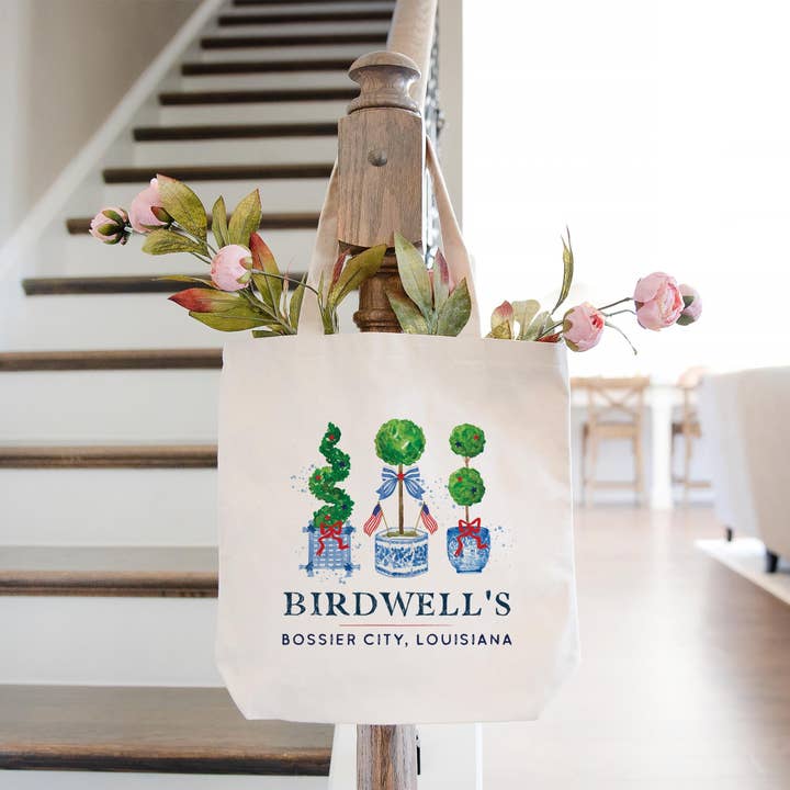 Tote Bag Natural Canvas-Let Freedom Ring Birdwell’s Bossier City, Louisiana for wholesale on Faire
