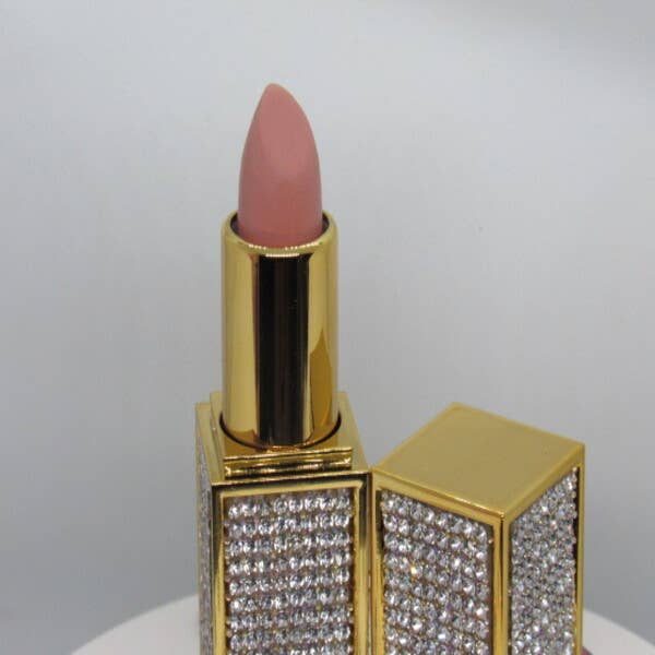 Elise Pink - Wholesale Lipstick - Glamour Lipstick "Fame" with Rhinestones3