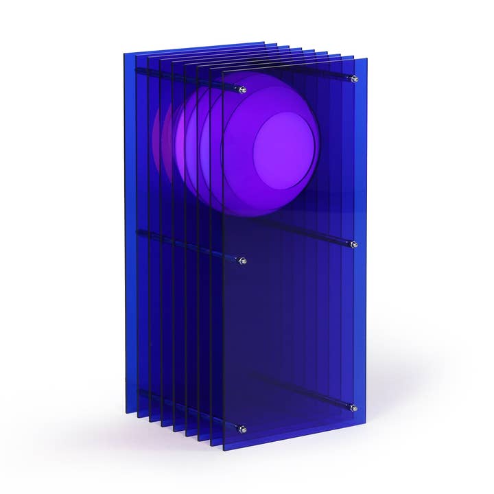 Lớp small rectangle in blue acrylic for wholesale by BANG