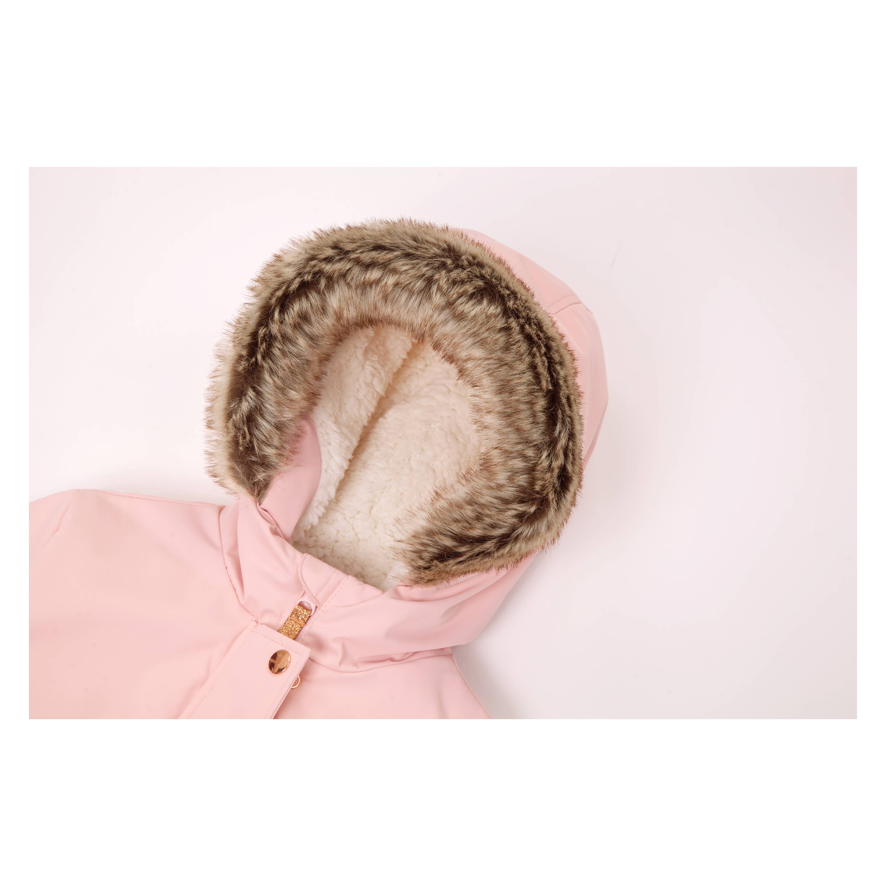 Rokka & Rolla - Wholesale Parka - Kids - Girls' Hooded Parka Jacket Fleece Lined Winter Coat7