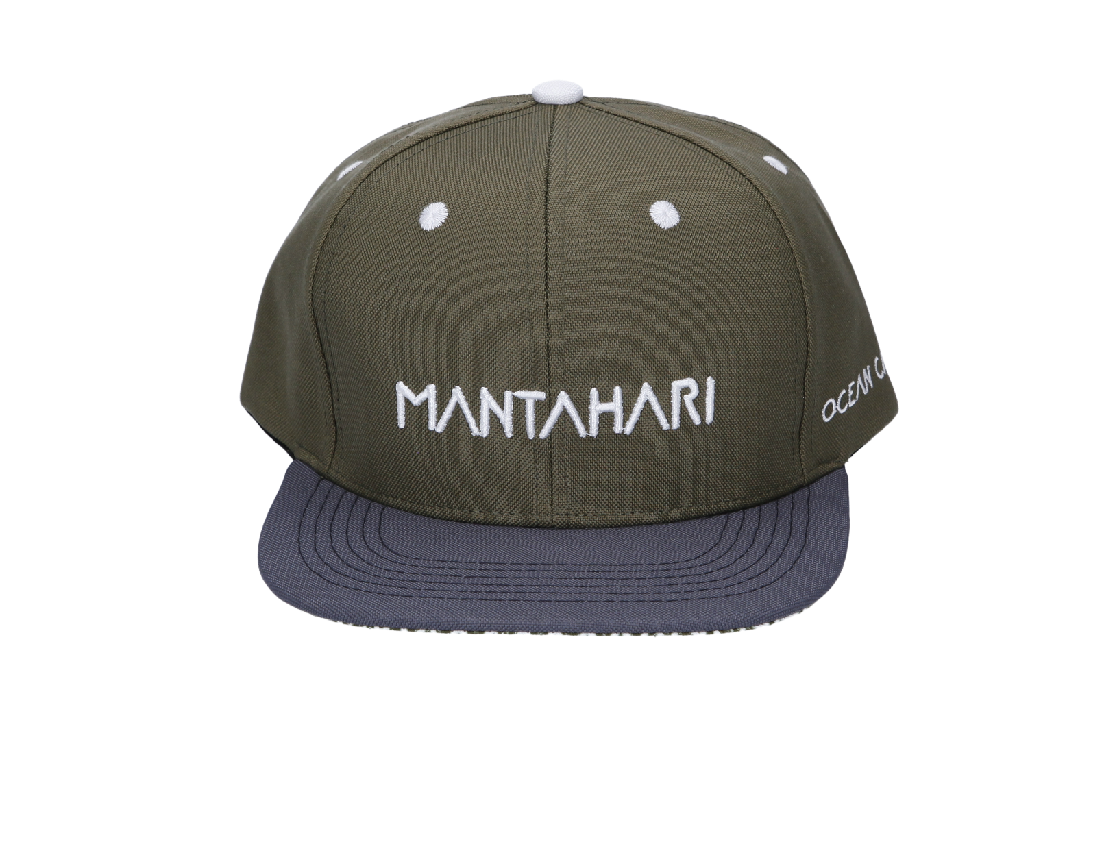 MANTAHARI Oceancare - Wholesale Flat Brim Cap - Unisex - sea weed r cap2