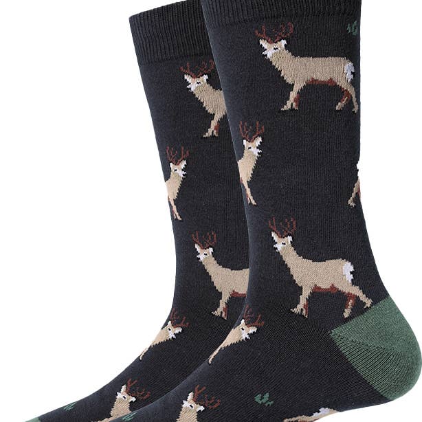 Mule Deer Socks for wholesale by Sock Harbor / Bigfoot Sock Co.