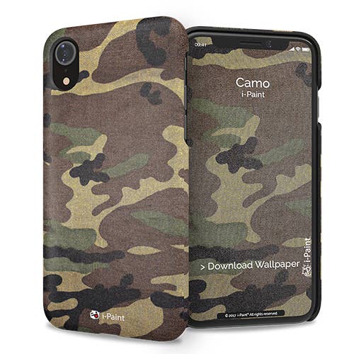 Capa Dura Slim para iPhone XR - CAMO Design em Itália por atacado de i-Paint