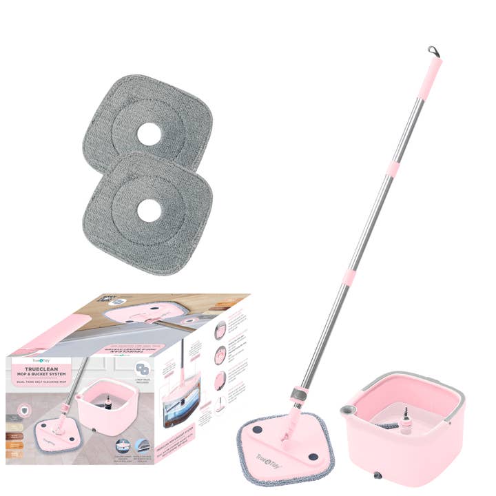 Rose TrueClean Mop and Bucket System for wholesale by True & Tidy