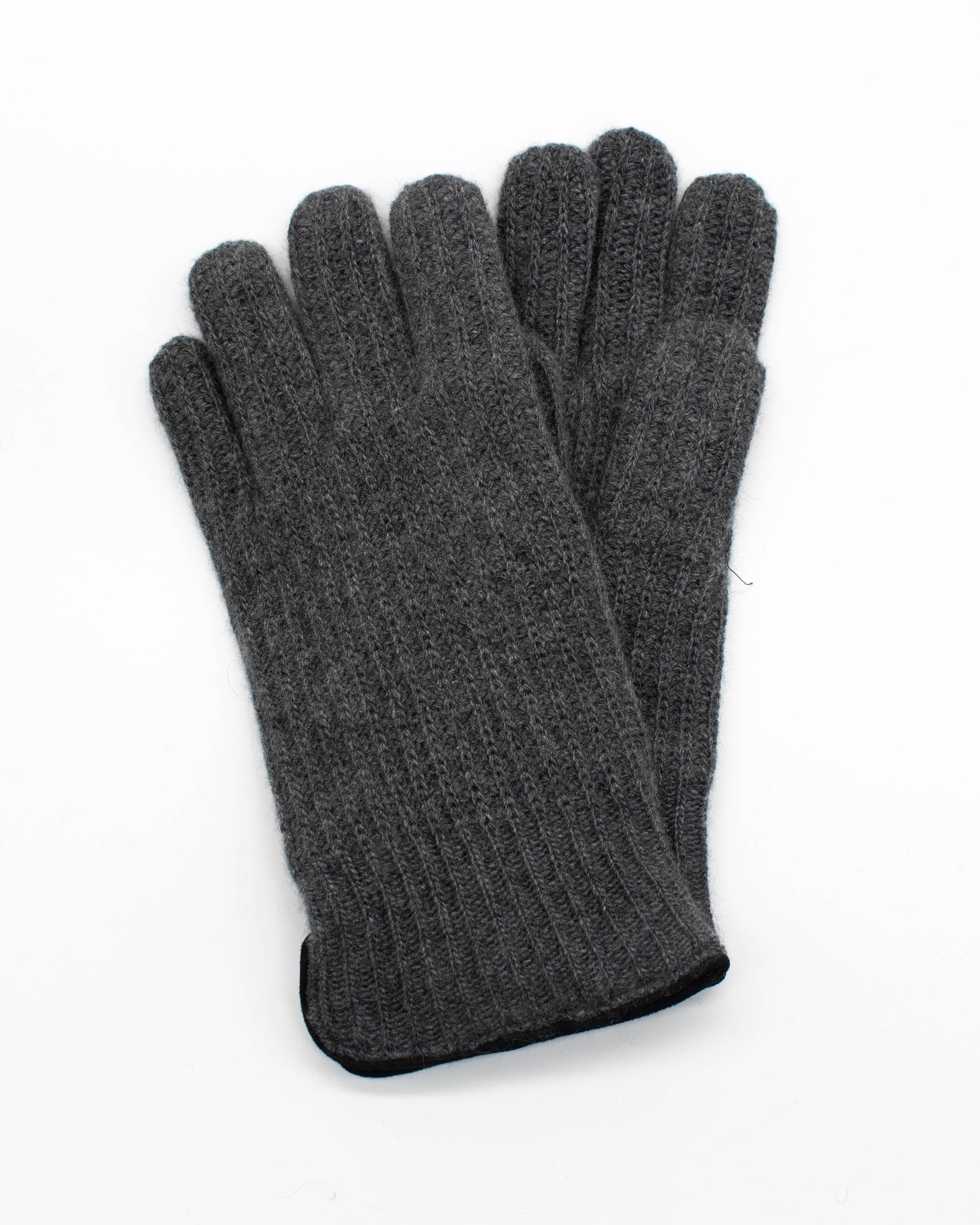 Portolano - Wholesale Gloves - Men's - MEN'S CASHMERE GLOVES WITH SUEDE PIPING3