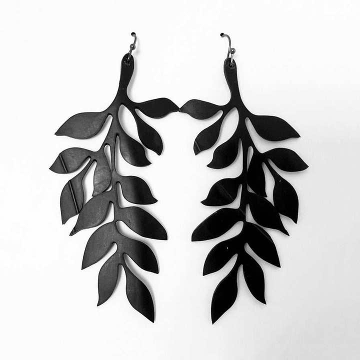 Brincos de Câmara de Ar de Bicicleta com Videira em Cascata por atacado de Kaden & Kai