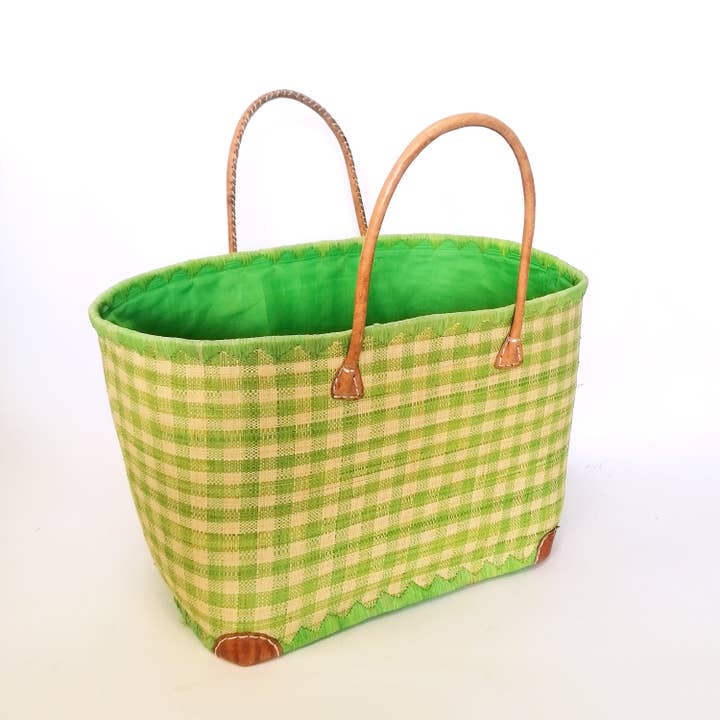 Le comptoir de la plage - Wholesale Beach Bag - "Carreaux Vichy" GM beach bag, per unit5
