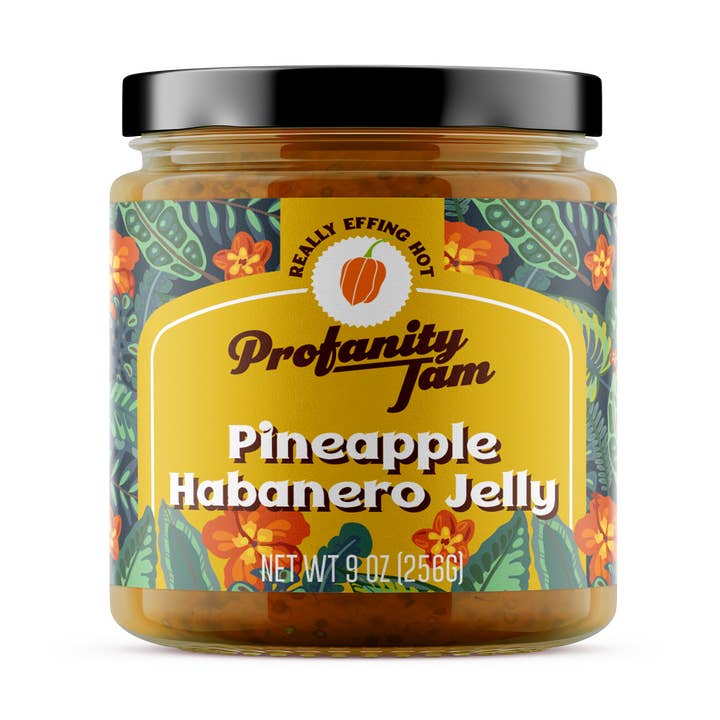 B2B Pineapple Habanero 9oz Case/12 for wholesale by Profanity Jam
