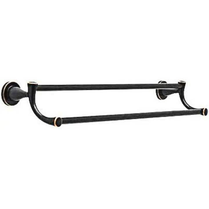 Peerless 24-in Oil Rubbed Bronze Wall Mount Double Towel Bar for wholesale by UBM Wholesale