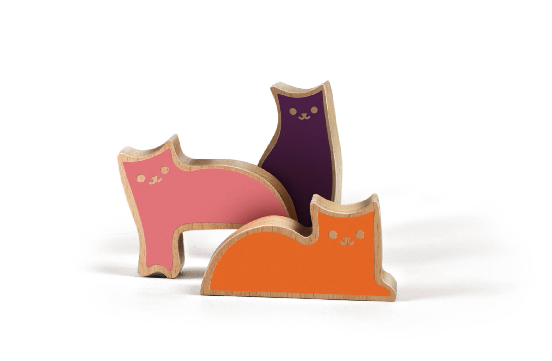 Fred & Friends - Wholesale Stacking Game - Crazy Cat Lady- Wooden Stacking Game3