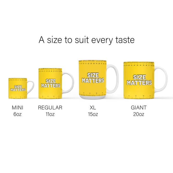Mug Monster - Wholesale Coffee Mug - Size Matters Giant Mug, Extra Large Jumbo Novelty Tea Cup3