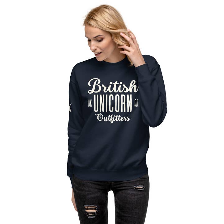 Felpa British Unicorn Outfitters | Unisex per la vendita all'ingrosso da parte di Jolly & Goode