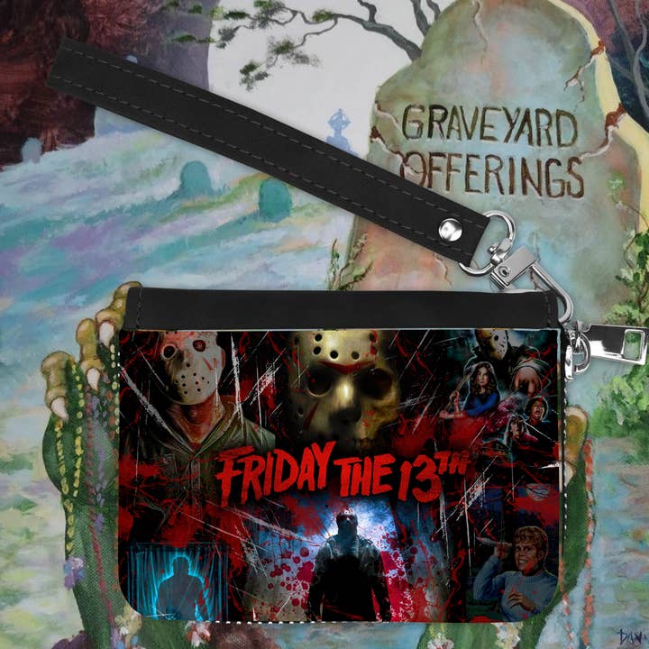 Friday the 13th Coin Purse for wholesale by Graveyard Offerings