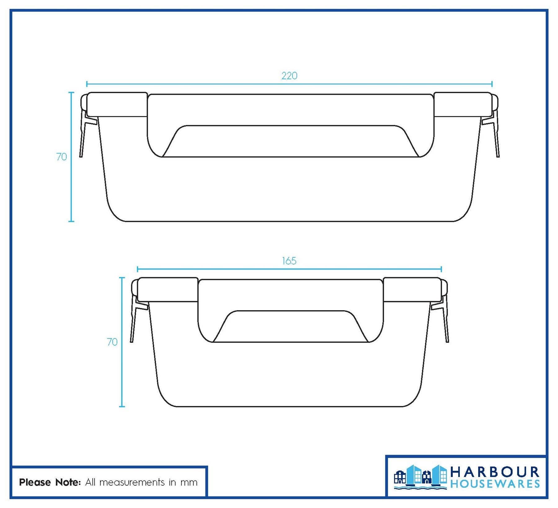 Rinkit Ltd – wholesale Food storage container – Glass Food Storage Container with Lid13