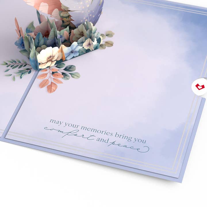 Lovepop Cards - Wholesale Sympathy Card - Nothing Loved Is Ever Lost Sympathy 5''x7'' Card