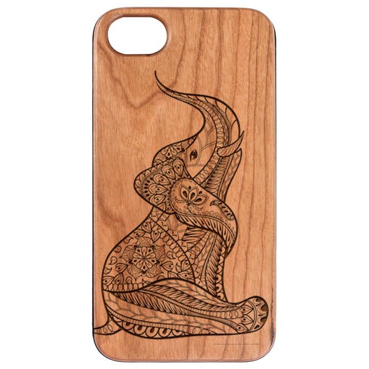 Kirschholz - Baby Elefant graviert für den Großhandel von OTTO CASE