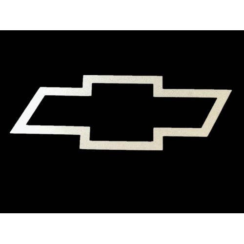 FIXTUREDISPLAYS – Engroshandel Klistermærke – FixtureDisplays® "Chevrolet" billogo til frontklap og bagagerum, reflekterende lys, KLISTERMÆRKE/ selvklæbende label 6,9 x 2,5 cm 16805-Chevrolet