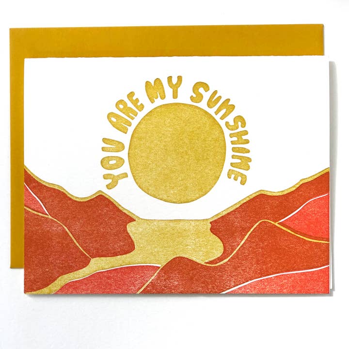 You Are My Sunshine Card for wholesale by Ice Pond Press