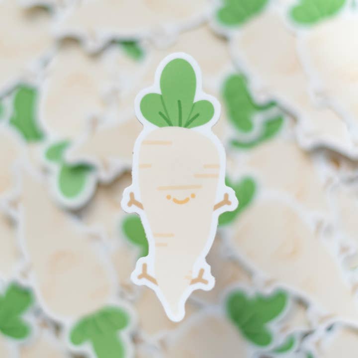 ItsKleine – wholesale Klistermärke – Daikon rädisa Die Cut klistermärke
