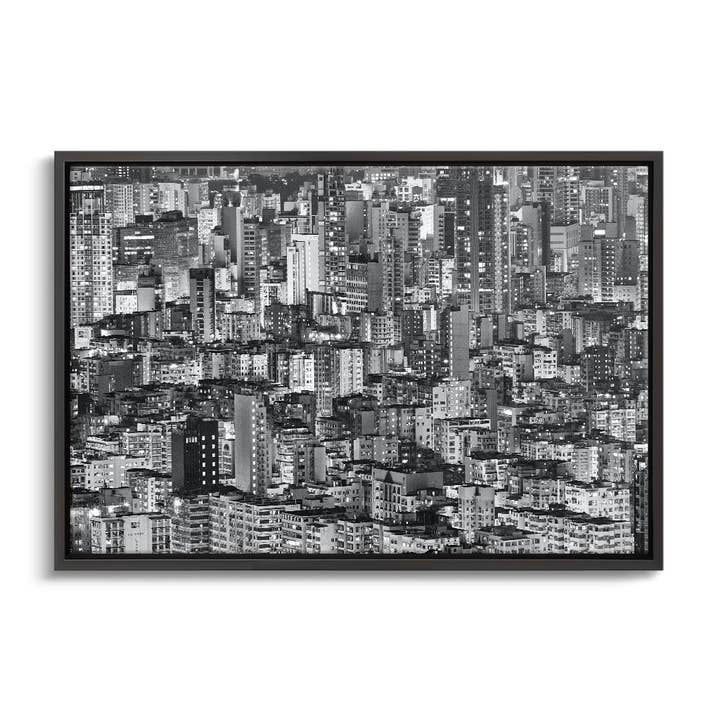 "ZWART EN WIT STAD" voor wholesale door Canvarisma