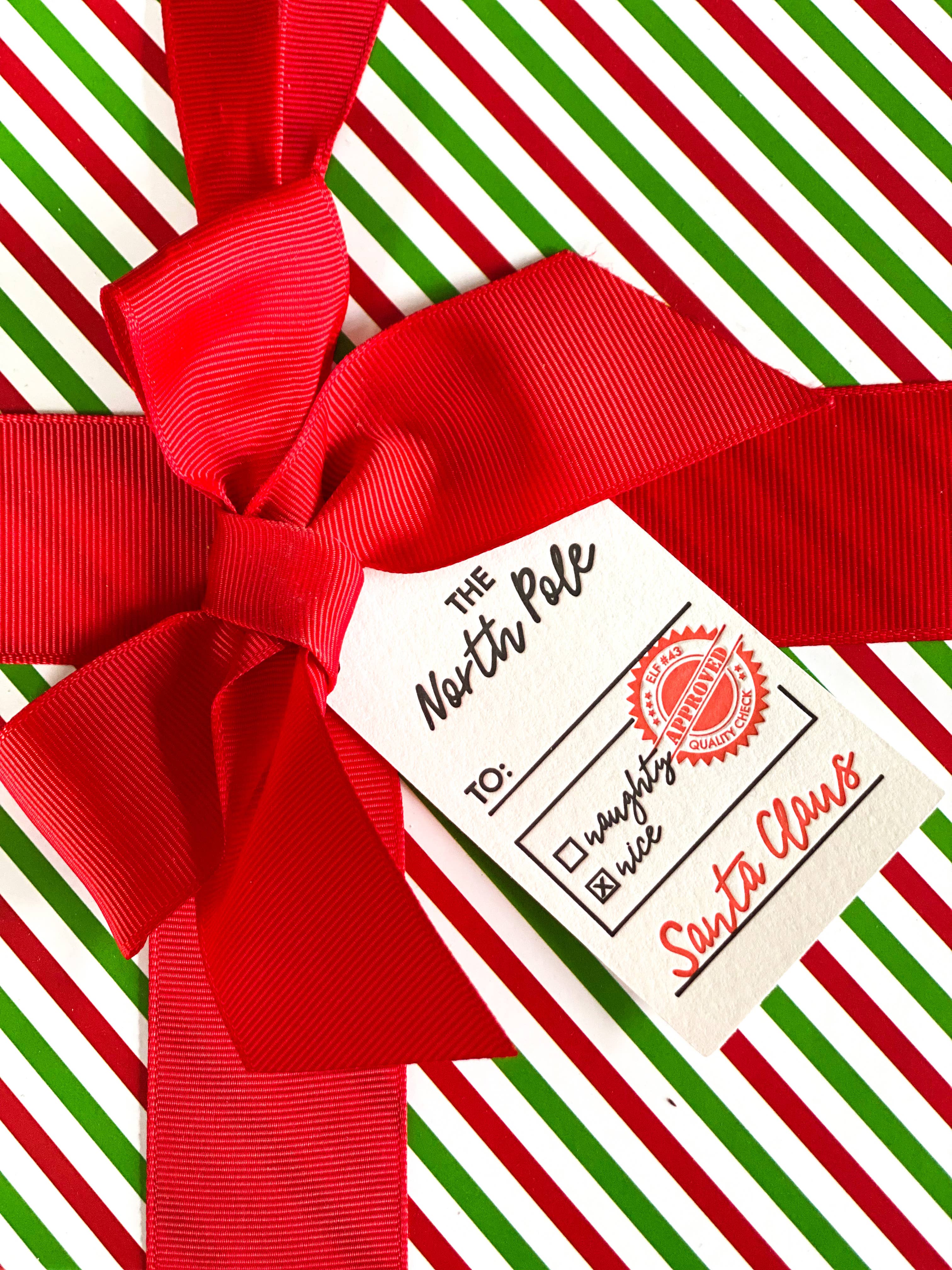 Stack Paper Press - Wholesale Gift Tag - Gift Tags from Santa1