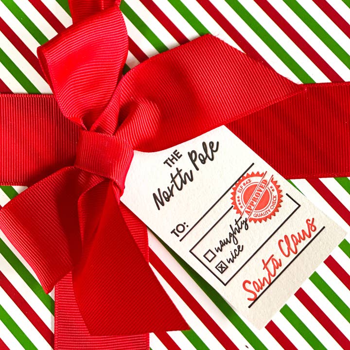 Stack Paper Press - Wholesale Gift Tag - Gift Tags from Santa1