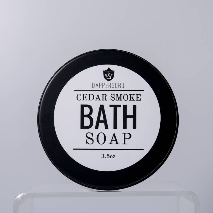 Cedar Smoke Soap for wholesale by Dapper Guru