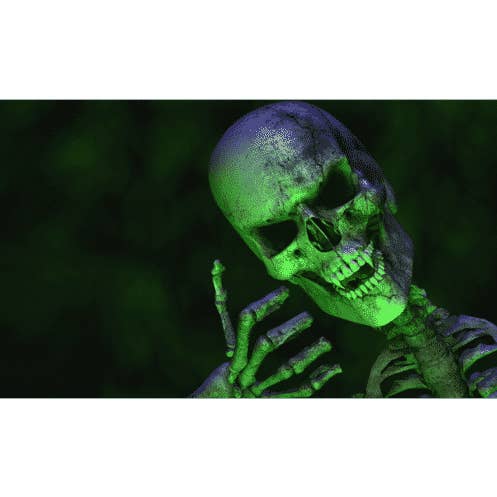 Esqueleto verde 5'x3' (impressão digital) por atacado de Worldwide Flags Ltd