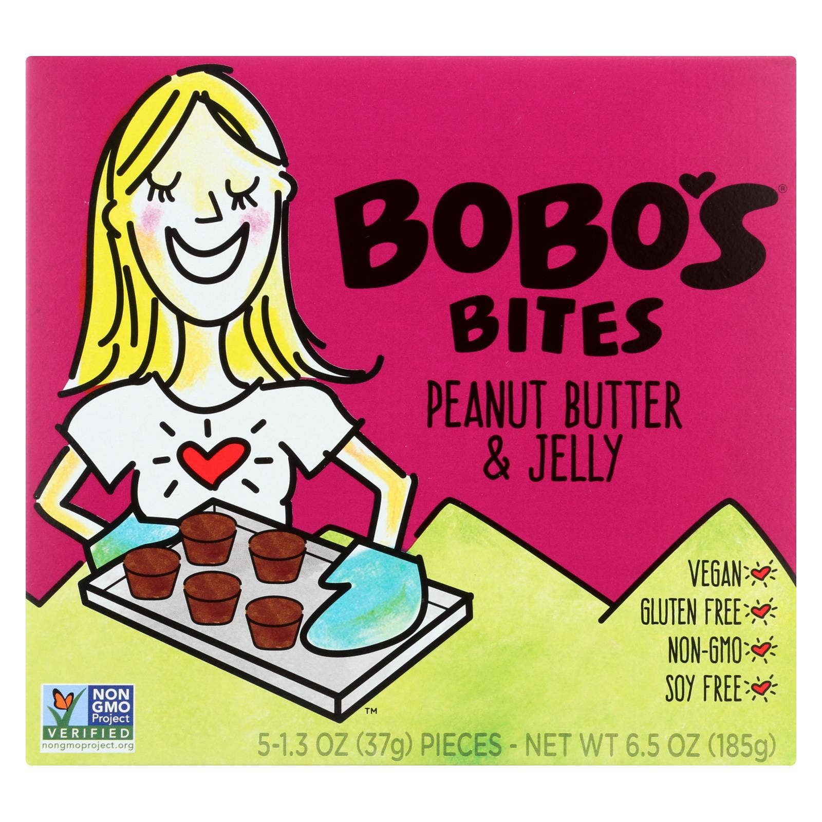 Everyday Supply Co - Wholesale Snack Bar - Bobo's PB&J Oat Bars, Gluten Free, 6-Pack, 1.3 oz0