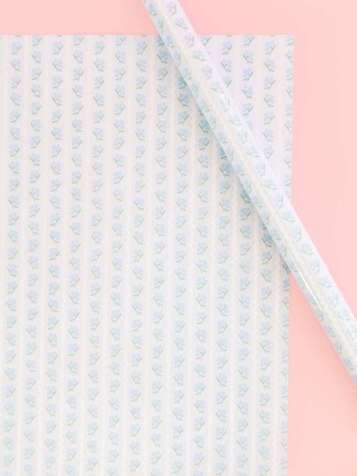 Papel de Embrulho Blue Belle - Rolo de 3 Folhas por atacado de Rock Paper Scissors