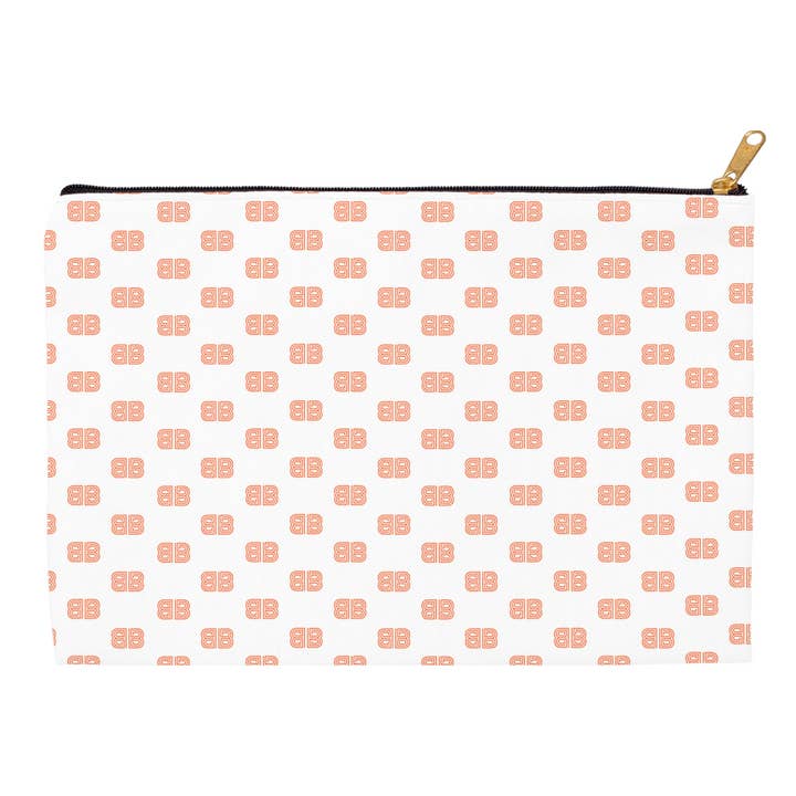 Brown Aspiration - Bolsa de acessórios branca por atacado de Brown Aspiration