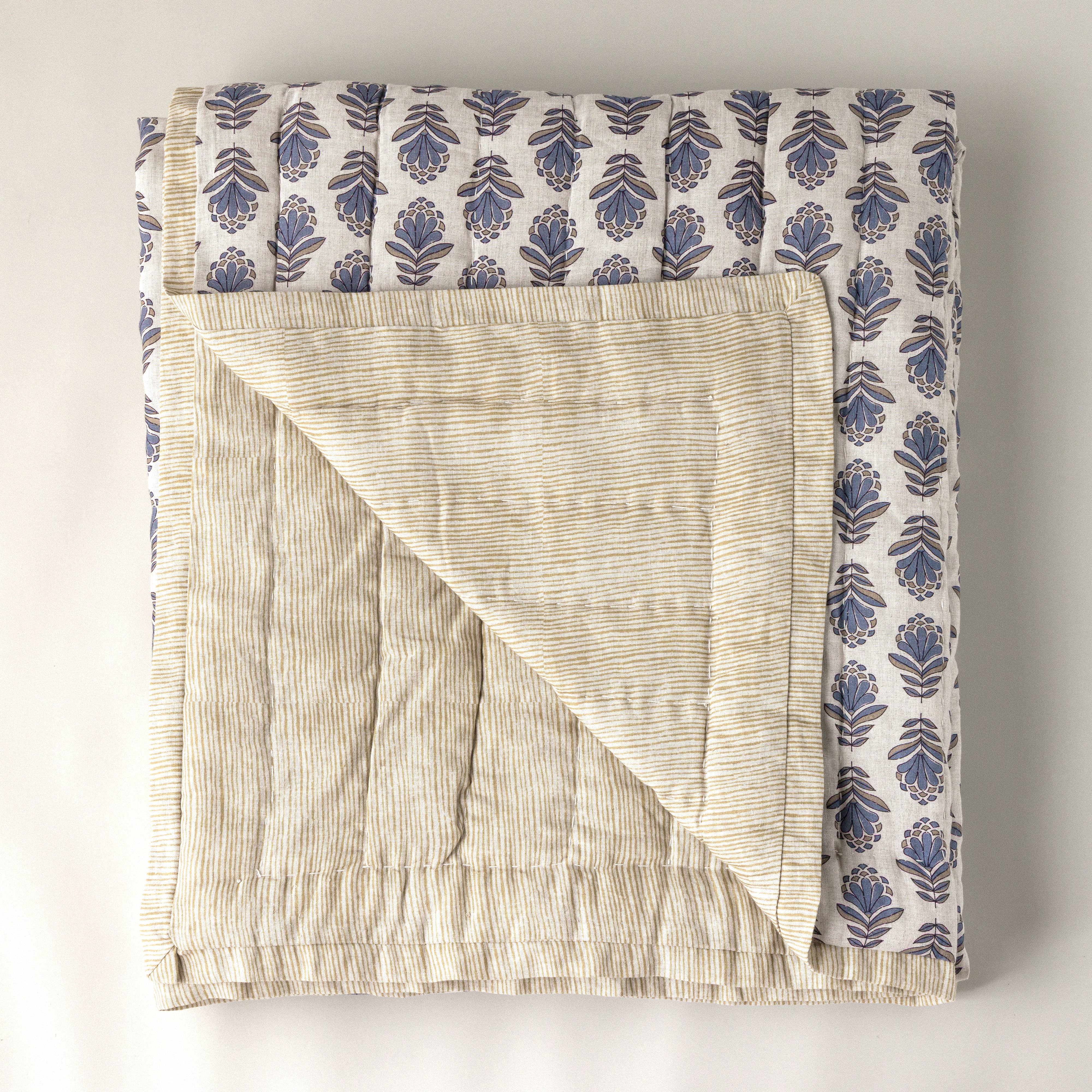 Co.House Designs - Wholesale Quilt - Charlie Block Print Quilt12