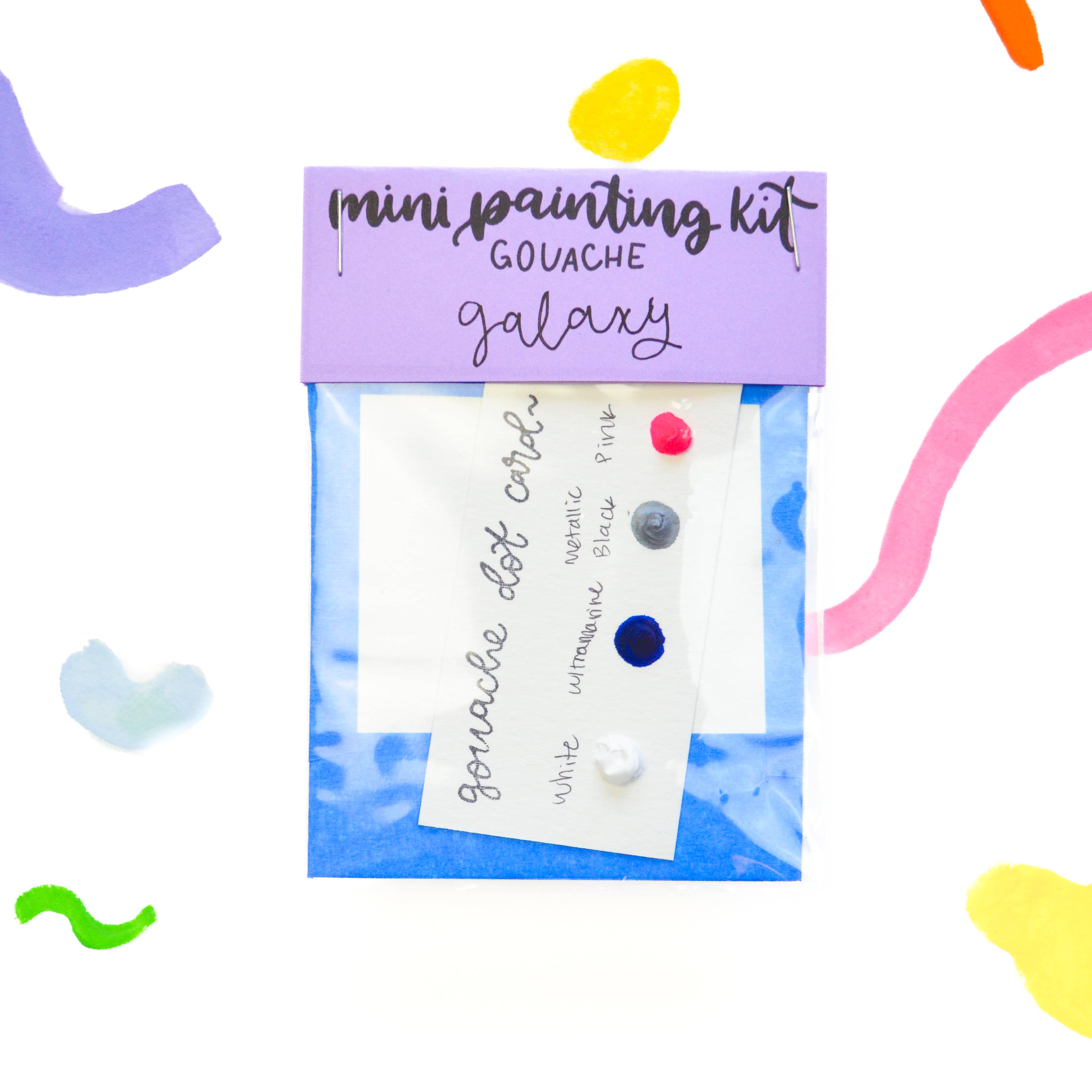 Lavender Chai Co. - Wholesale DIY Craft Kit - Mini Painting Kit- Galaxy