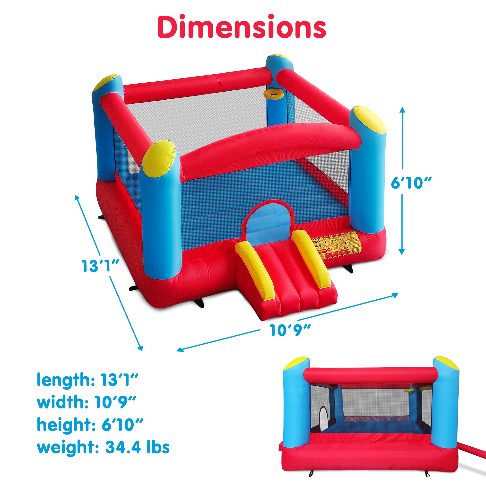 Funormous - Wholesale Inflatables - Enormous Inflatable Bounce House3