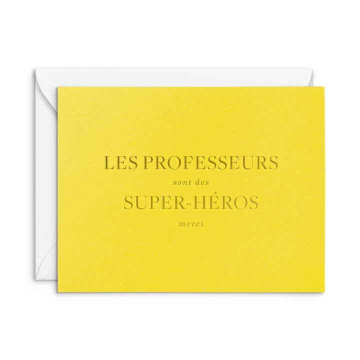 Franska professörer gratulationskort för wholesale av Smitten on Paper