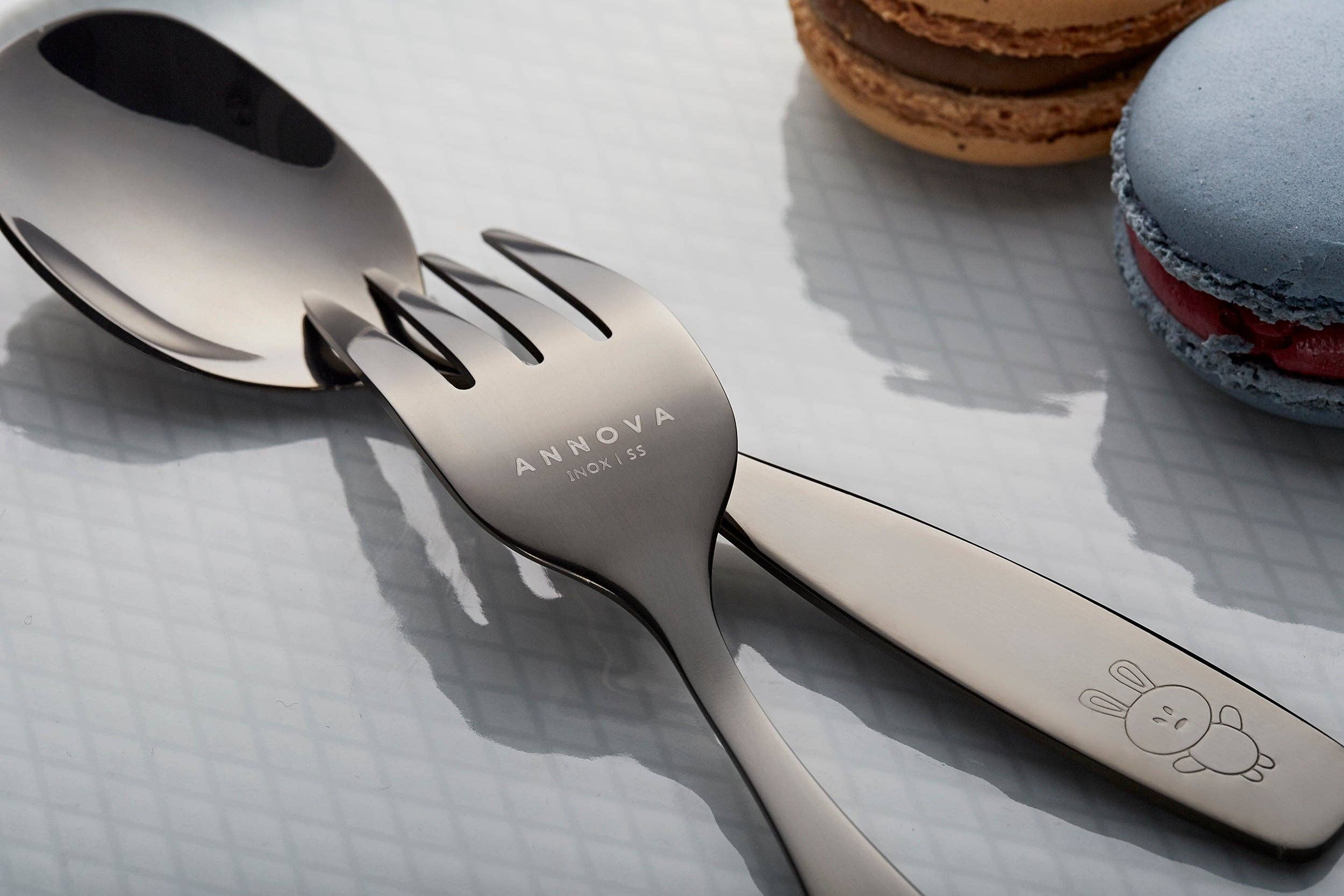 ANNOVA - Wholesale Flatware Set - Kids & Baby - ANNOVA Kids Silverware 6 PIECES Children's Safe Flatware Set Stainless Steel12