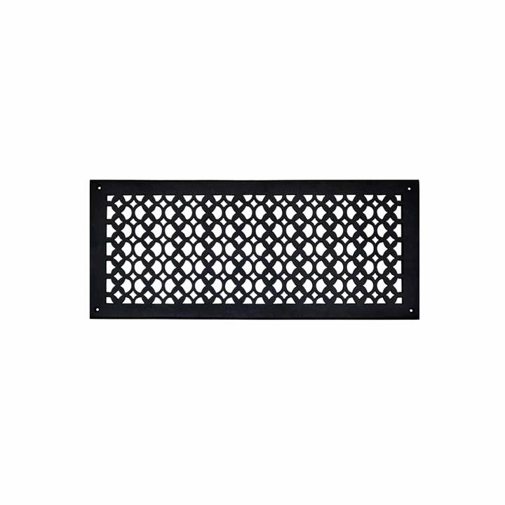Cast Iron Air Return Grill 8" x 22" for wholesale by PRIMA DECORATIVE HARDWARE INC