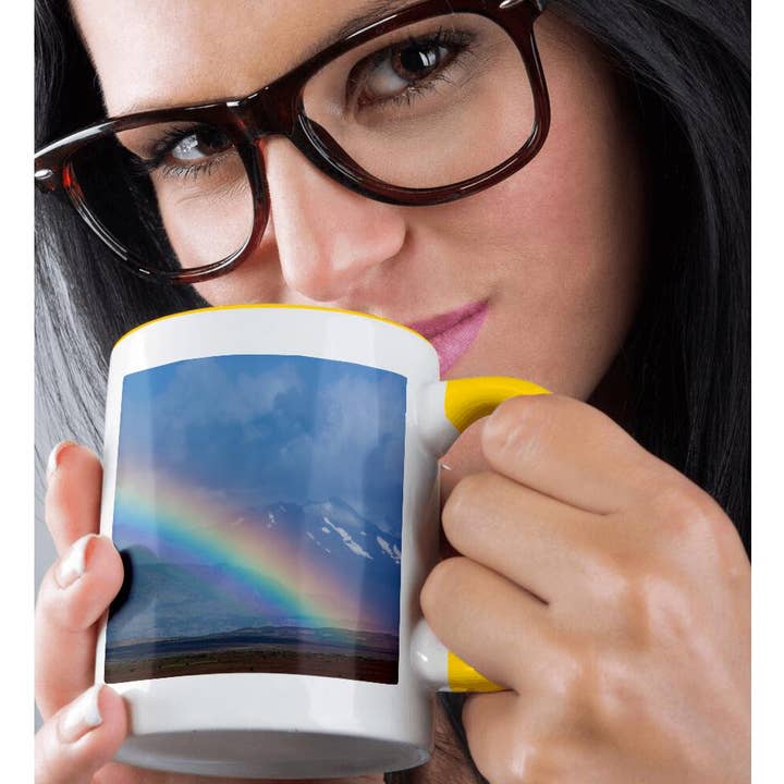 3dRose - Wholesale Coffee Mug - 3dRose, Chile, Magallanes Region, Puerto Natales, mountain with rainbow., Mug1