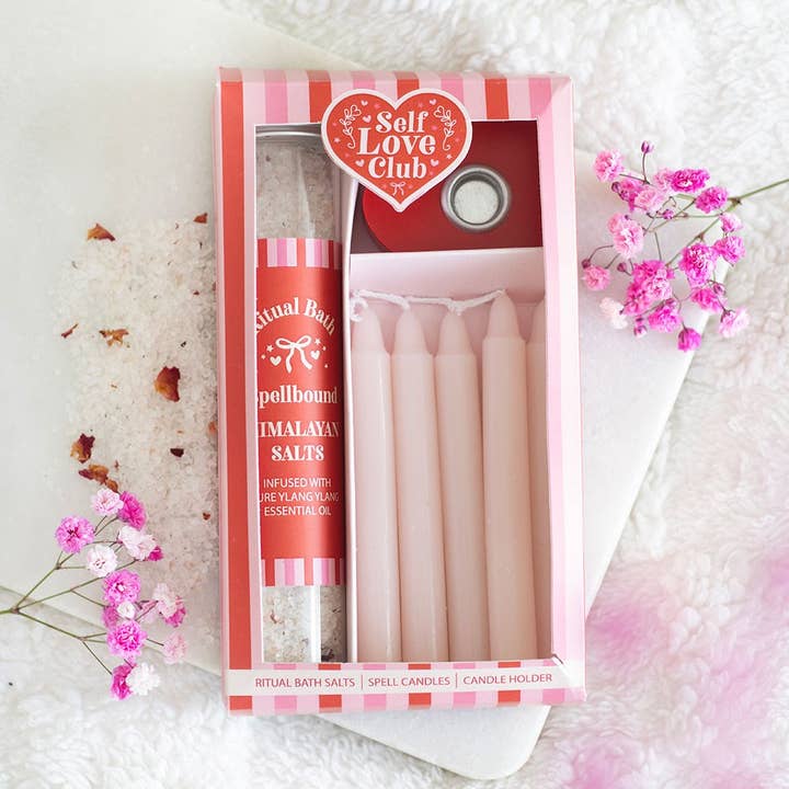 Self Love Club Valentine's Day Ritual Bath Kit for wholesale by Something Different Wholesale