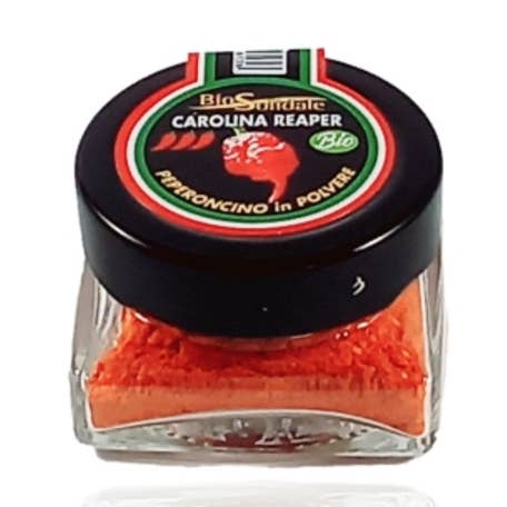 CHILE EN POLVO CAROLINA REAPER 15 g para venta al por mayor de BIOSOLIDALE
