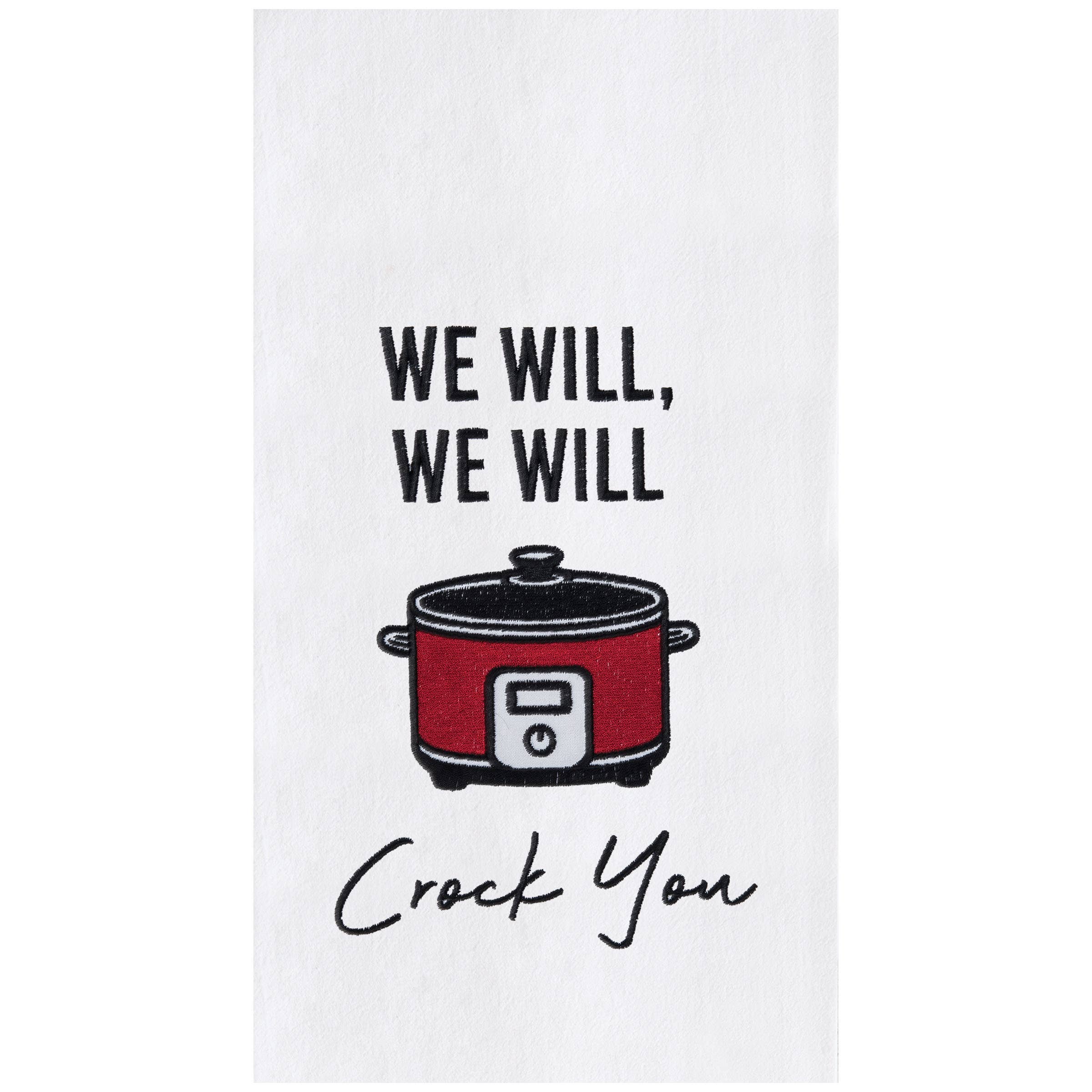 C&F Home - Wholesale Tea Towel - Crock You Kitchen Towel0