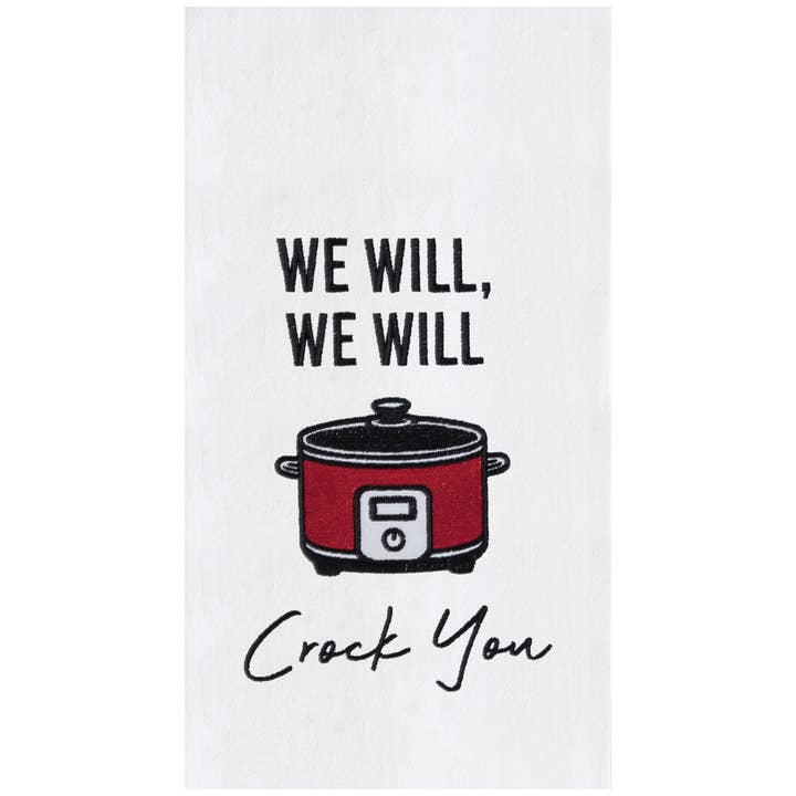 C&F Home - Wholesale Tea Towel - Crock You Kitchen Towel
